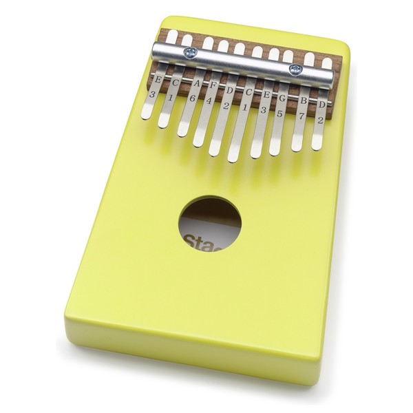 Stagg 10 Key Kids Kalimba, Yellow - Main Image