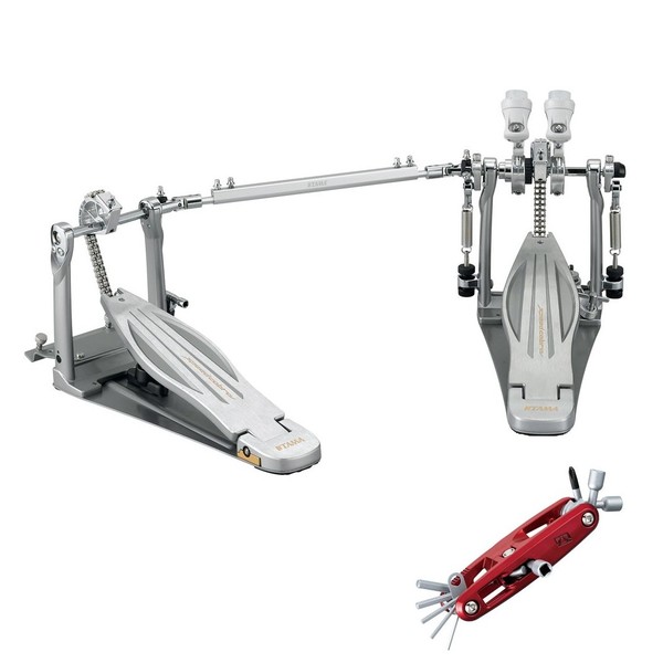 Tama Speed Cobra Double Bass Drum Pedal with Case and Free Multi Tool