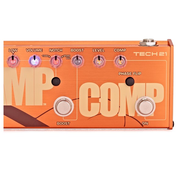 Tech 21 Sansamp Acoustic Fly-Rig middle controls