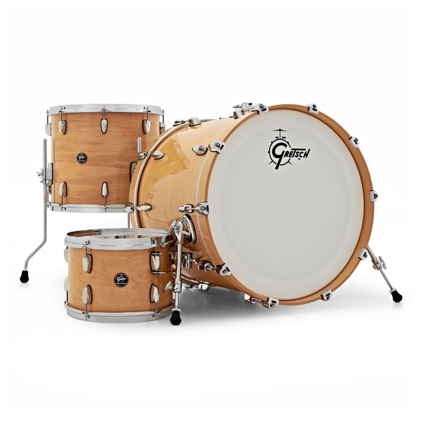 Gretsch Renown Maple 22'' 3pc Shell Pack, Gloss Natural shell
