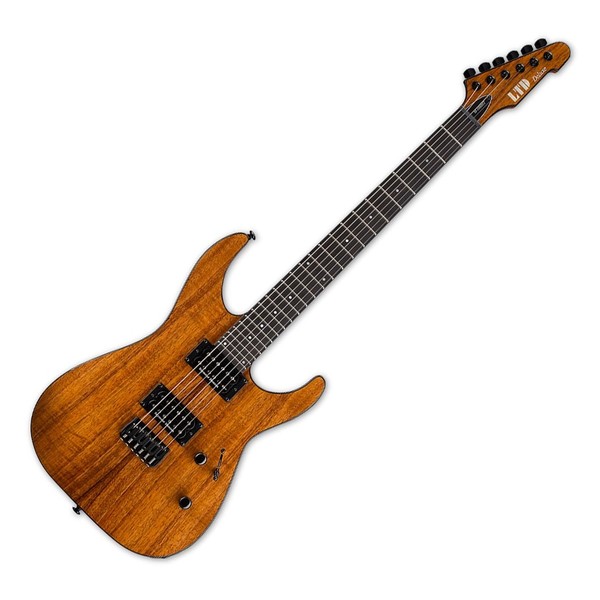 ESP LTD M-1000HT Deluxe, Koa Natural Gloss - Front