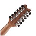 Dean Exhibition 12-String Electro Acoustic, Gloss Natural Back of Neck View