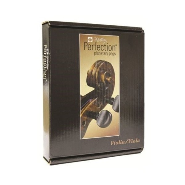 Perfection Peg Set Violin/Viola Ebony Swiss 4/4 8.5mm