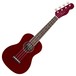 Fender Zuma Classic Concert Ukulele WN, Candy Apple Red Front View