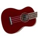 Fender Zuma Classic Concert Ukulele WN, Candy Apple Red Body View