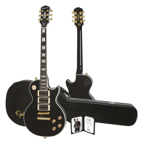 Epiphone Peter Frampton Les Paul Custom PRO Premium Outfit, Black