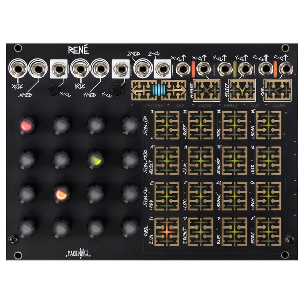 Make Noise Rene 2018 Cartesian Sequencer Module - Top
