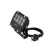 Eurolite FL-8 Outdoor LED Spotlight, Green - side view 1