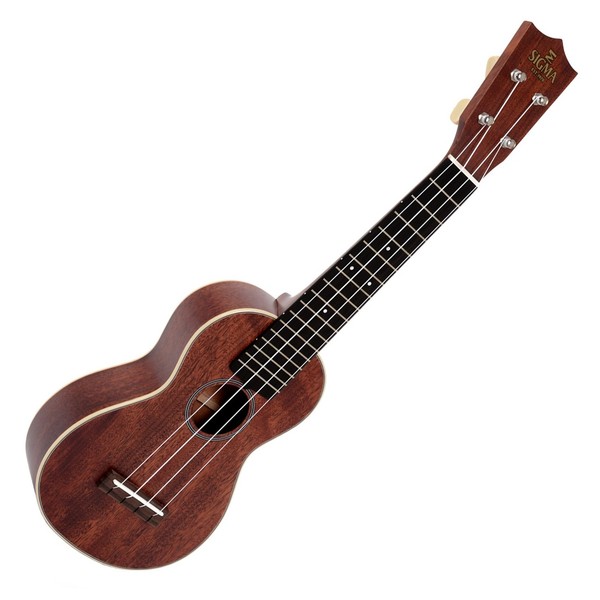 Sigma SUM-2S+ Soprano Ukulele, Natural Front View