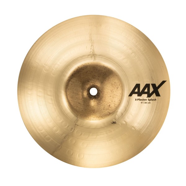 Sabian AAX X-Plosion 11" Splash Cymbal, Brilliant Finish - Angle