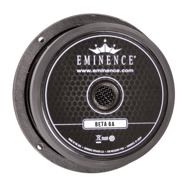 Eminence Beta 6A 175 Watt 6.5'' Speaker, 8 Ohm