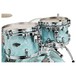 Tama Starclassic Performer B/B 22'' 4pc Shell Pack, Ice Blue Pearl - Rack Tom Close Up