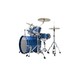 Tama Starclassic Performer B/B 4pc Shell Pack, Lacquer Ocean Blue - Angle