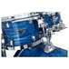 Tama Starclassic Performer B/B 4pc Shell Pack, Lacquer Ocean Blue - Rack Toms