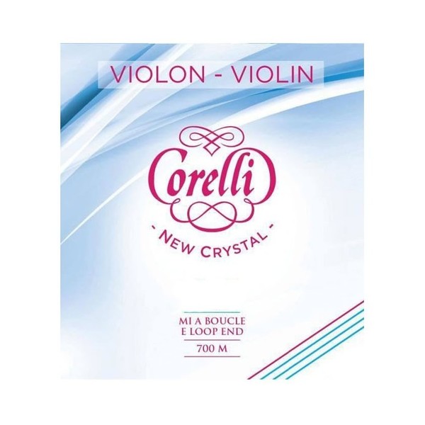 Corelli Crystal Violin E String, 4/4 Size, Loop End