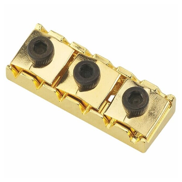 Floyd Rose Nut R-2, Gold Front View