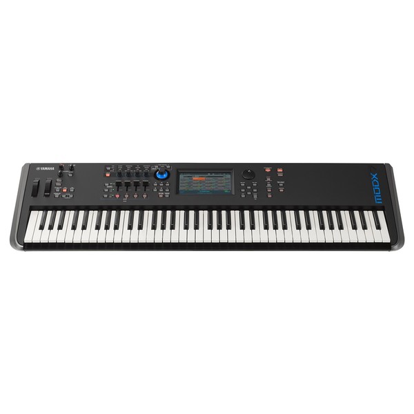 Yamaha MODX7 Synthesizer Keyboard -Angled Top