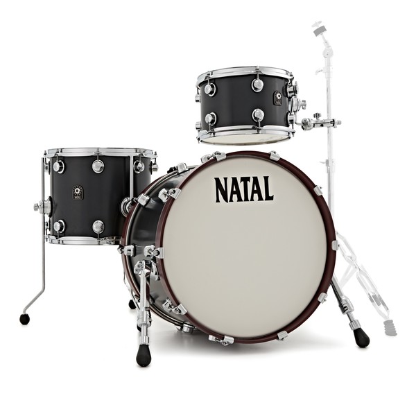 Natal Café Racer 20" 3pc Shell Pack, Matte Black