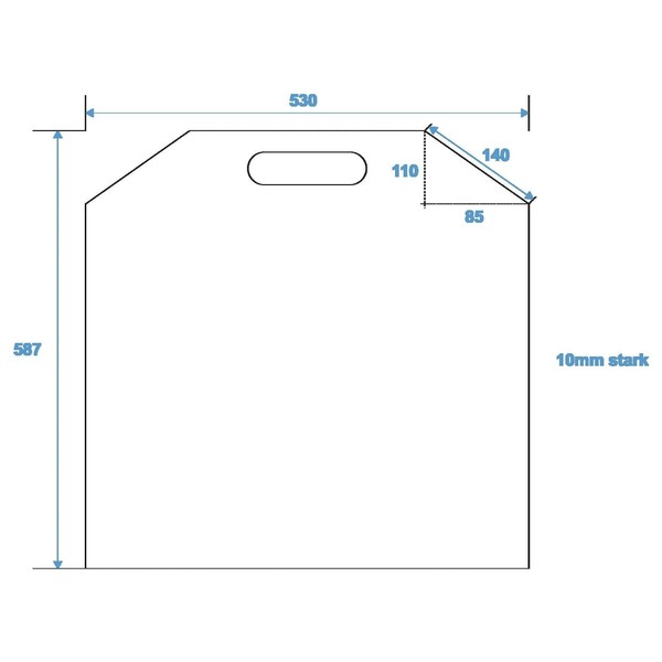 Roadinger Divider for Universal Tour Case Dimensions