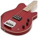 Santa Monica Bass Guitar by Gear4music, Red