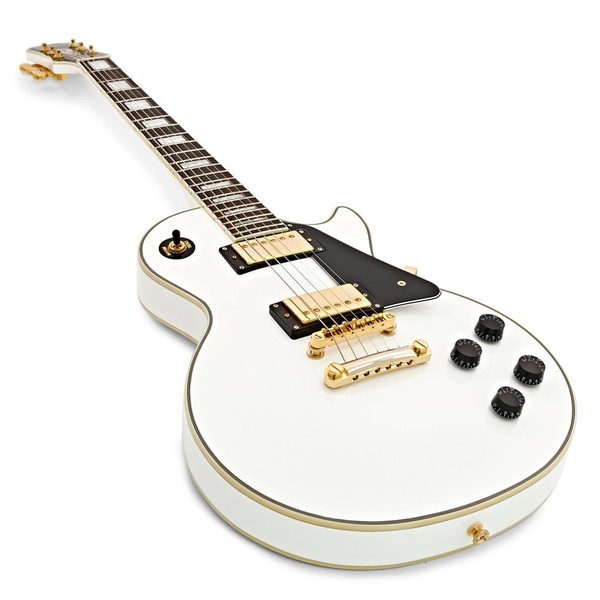 Epiphone Les Paul Custom Pro Guitarra Eléctrica, Alpine White