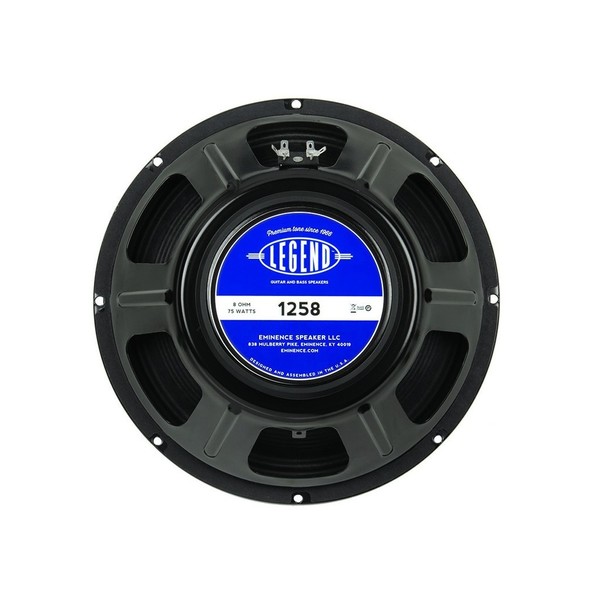 Eminence Legend 125A 75 Watt 12'' Speaker, 8 Ohm