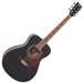 Vintage V300 Folk Acoustic Guitar, Black