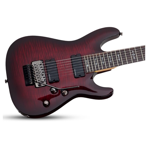 Schecter Demon-7 FR, Crimson Red Burst