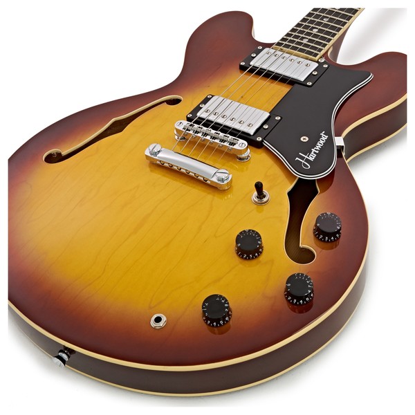 Hartwood Revival Semi Acoustic Guitar, Sunburst