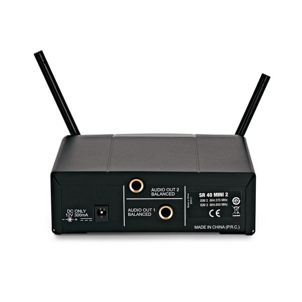 AKG WMS40 Mini Dual Wireless Vocal Microphone System, ISM 2