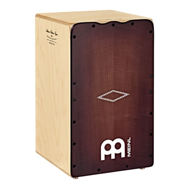 Meinl Artisan Edition Cajon, Soleá Line, Dark Red Burst Frontplate