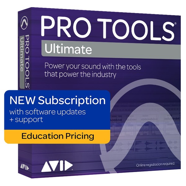 Pro Tools Ultimate 12-Month Subscription Licence (Student/Teacher) - Main