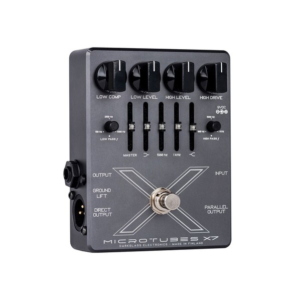 Darkglass Microtubes X7 Multiband Bass Drive/EQ/DI - Side 1