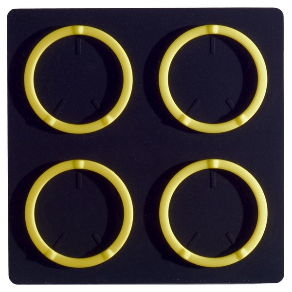 Joué Rounds, Black/Yellow - Top