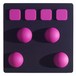 Joué Bubbles, Black/Purple - Top