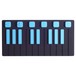 Joué Synth, Black/Blue - Top