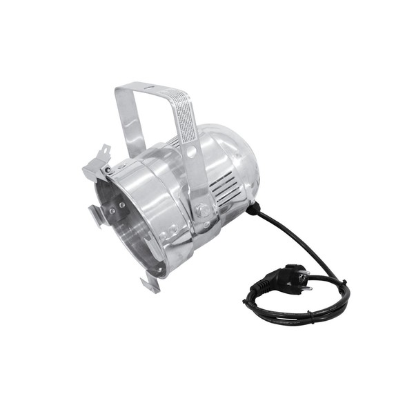Eurolite PAR-38 Spotlight, Silver - side view 3