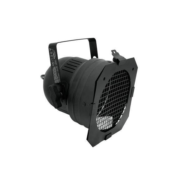 Eurolite PAR-56 Spotlight with Short Plug, Black - side view 2