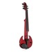 Wood StingRay SVX5 Electric Violin, Candy Apple Red front angle