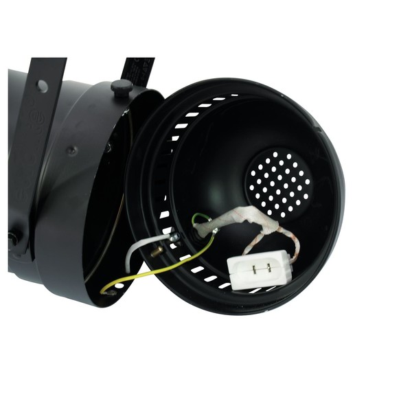 Eurolite PAR-64 Spotlight, Black close up