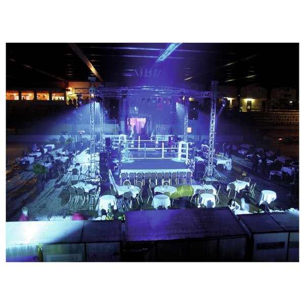 Eurolite PAR-64 Spotlight, Black in action