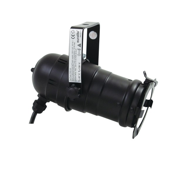 Eurolite PAR-20 Spotlight, Black - side