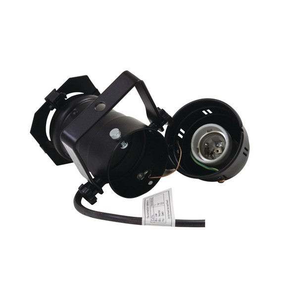 Eurolite PAR-20 Spotlight, Black - back 