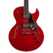 Dean Colt Semi-Hollow Body Guitar, Transparent Red