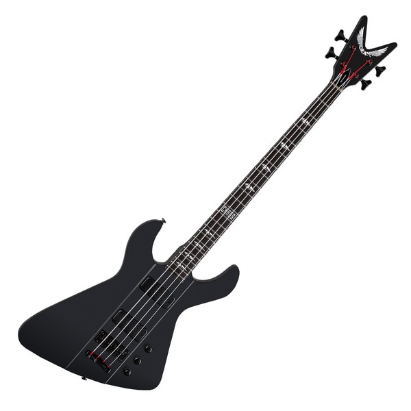 Dean Demonator Bass Guitar, Black Satin