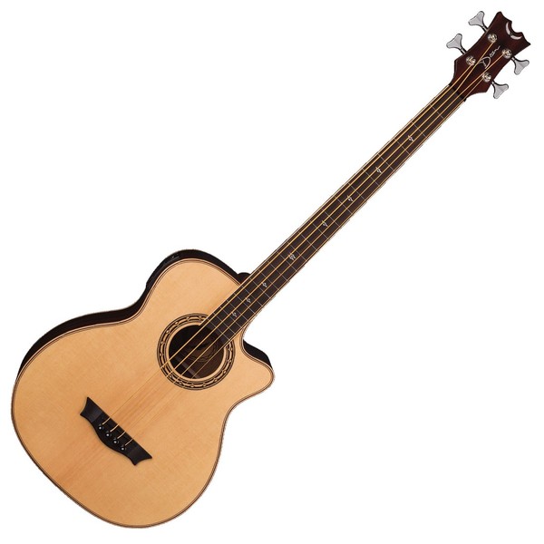 Dean Exotica Supreme Cutaway Electro Acoustic Bass, Satin Natural main