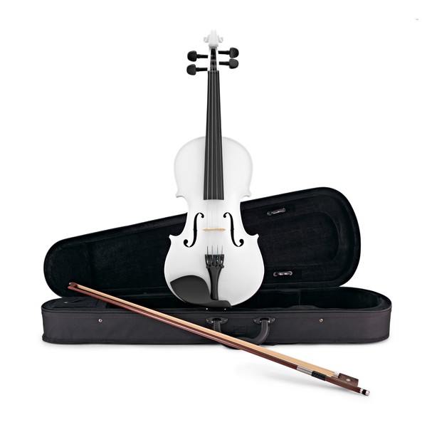 Student Full Size Violin, White, by Gear4music
