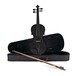 Student Full Size Violin by Gear4music, Black