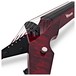 Wood Violins Viper 5 String Electric Violin, Deep Red Quilt close