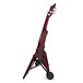 Wood Violins Viper 5 String Electric Violin, Deep Red Quilt back